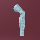 Hibou Flex (OneFit) Baby Blue / Cherry mate
