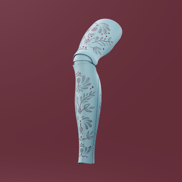 Hibou Flex (OneFit) Baby Blue / Cherry mate