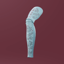 Hibou Flex (OneFit) Baby Blue / Cherry mate
