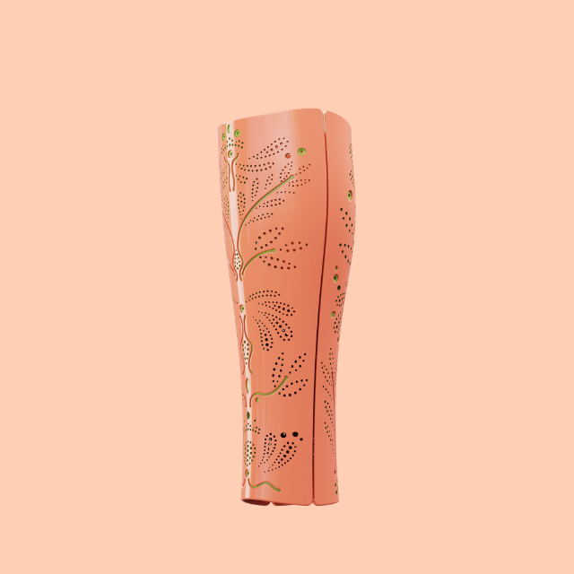 Hibou (TT) - Peach Soft green glossy